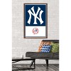 Trends International MLB New York Yankees - Logo 22 Framed Wall Poster Prints - 2 of 4