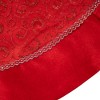 Northlight 48" Red Glittered Swirl Christmas Tree Skirt - image 4 of 4