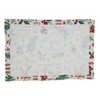 Saro Lifestyle Holly Christmas Cotton Placemats (Set of 4) - 2 of 4