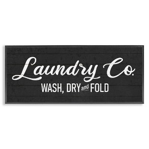 Stupell Industries Rustic Laundry Co Sign, 30" x 13" - 1 of 4
