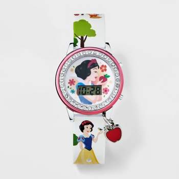Girls' Disney Princess Snow White LCD Watch - White