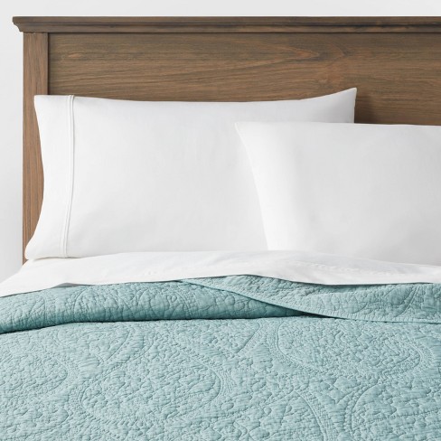 Pale blue 2024 bed throw