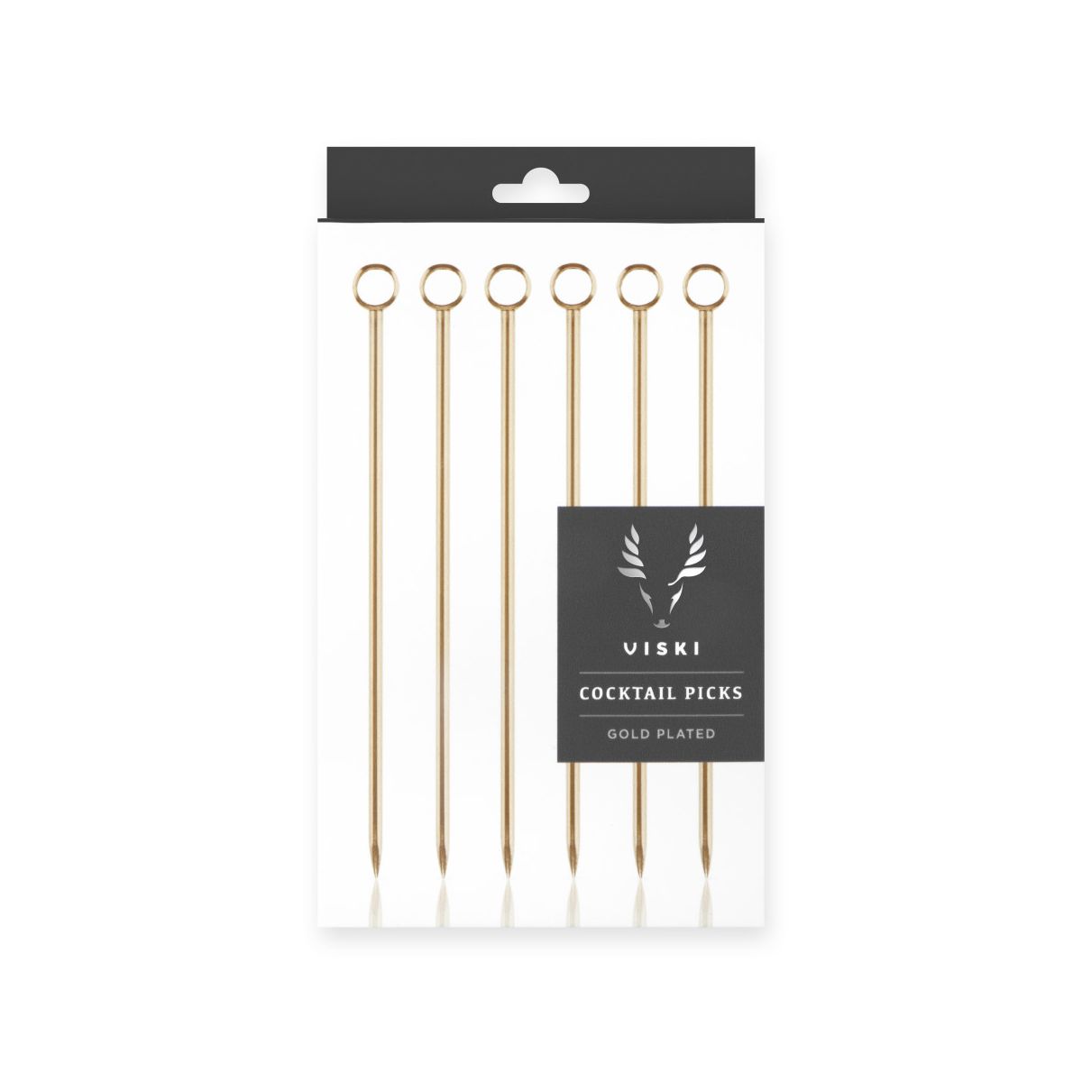 Viski Cocktail Picks, Set of 6 Stainless Steel - thumbnail 9
