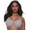 Paramour by Felina Women's Amaranth Cushioned Comfort Unlined Minimizer Bra - 3 of 4