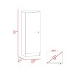 LunaLulinlk Kitchen Single Door Storage Cabinet - 4 of 4
