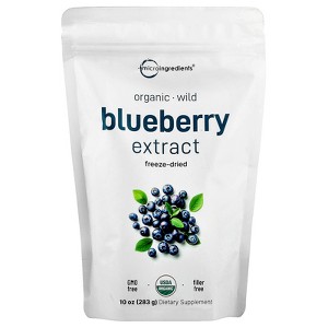 Micro Ingredients Organic Blueberry Extract, Freeze-Dried , 10 oz (283 g) - 1 of 2
