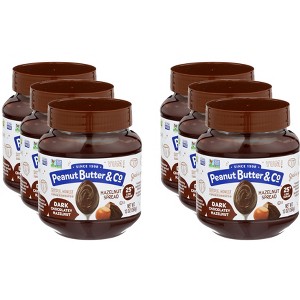 Peanut Butter & Co Dark Chocolate Hazelnut Spread - Case of 6 - 13 oz - 1 of 2