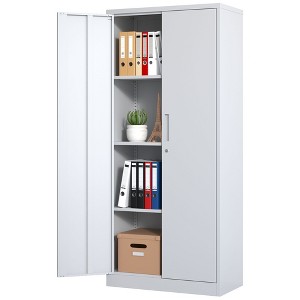 NicBex 70.87 Inch Modern 2-Door File Cabinet with 3 Adjustable Shelves for Home,Office,Pantry - 1 of 4