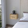 NicBex 13.2 inch Floating Nightstand with Drawer,Wall-Mounted Side Table with Sleek Handle,Bedside Table for Bedroom,Living Room - 4 of 4
