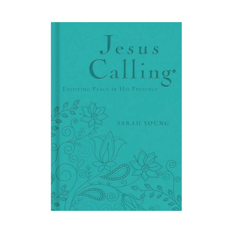 Jesus Calling, Teal Leathersoft, with Scripture References - by  Sarah Young (Leather Bound), 1 of 2