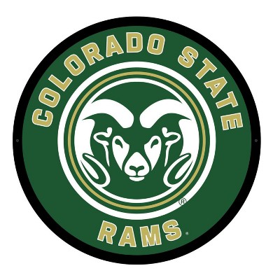 Evergreen Ultra-Thin Edgelight LED Wall Decor, Round, Colorado State University- 23 x 23 Inches Made In USA