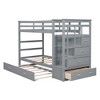 YOOCOZZ Twin-over-Twin Bunk Bed with Trundle and Staircase - 4 of 4