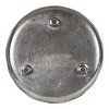 Kate and Laurel Alessia Tray, 16" Diameter, Silver - 4 of 4