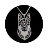 German Shepherd Dog Pendant Necklace Sterling Silver Women Ginger Lyne Collection - 2 of 4