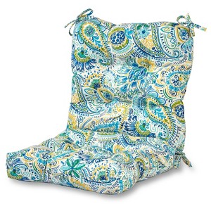 Kensington Garden 21"x21" Outdoor Seat and Back Chair Cushion - 1 of 4