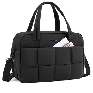 Gym Bag for Women, 24L Puffer Travel Duffle Bag for Travel with Laptop Compartment - 1 of 4