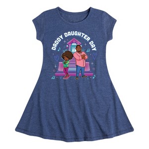 Girls' - Karma's World - Daddy Daughter Day Fit & Flair Cap Sleeve Dress - 1 of 3