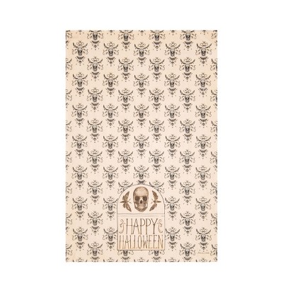 C&F Home Happy Halloween Skulls Cotton Flour Sack Kitchen Towel