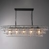 53.7" 5-Lights Large Tiered Rectangle Chandelier - 3 of 4