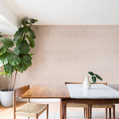Deny Designs Little Arrow Design Co Farmhouse Diamonds Wallpaper - Thumbnail 3