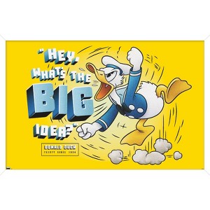 Trends International Disney Donald Duck - Big Idea Framed Wall Poster Prints - 1 of 4