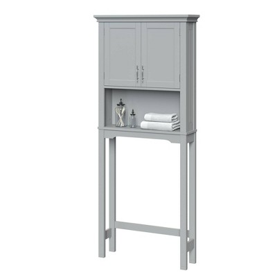 Gray Over-the-Toilet Storage at