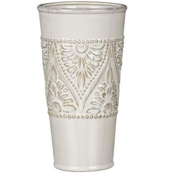 Sullivans 10" Vase, White