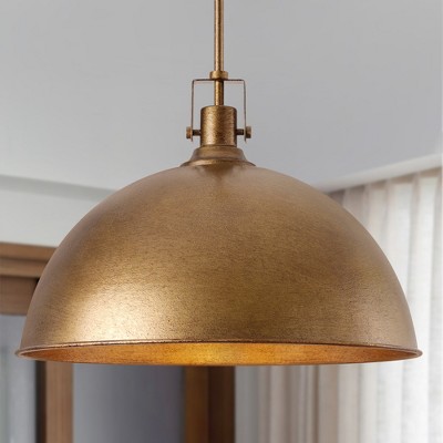LamQee 1-Light Large Pendant Light Kitchen Island, Farmhouse Modern Dome Pendant Light Fixtures Ceiling Hanging Lighting Chandelier