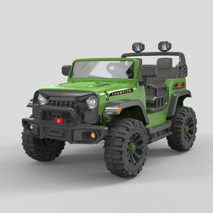 Jojoka 24V Kids 2 Seater Ride On Car Battery Powered Vehicles w/Remote Control,2x200W Powerful Motor,Safty Balt,LED Light - 1 of 4