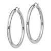 Black Bow Jewelry 4mm, Sterling Silver, Large Round Hoop Earrings - 50mm (1 7/8 Inch) - 2 of 4