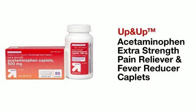  Rite Aid Extra Strength Acetaminophen, 500mg - 500 Caplets, Pain  Reliever & Fever Reducer, Migraine Relief Products, Joint & Muscle Pain  Relief Pills, Menstrual Pain Relief