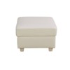 DOMETOUR 36.3" White Genuine Cow Leather Ottoman for Living Room - 4 of 4