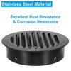 Unique Bargains Stainless Steel with Screws Louvered Screen Mesh Air Vent Cover - 4 of 4