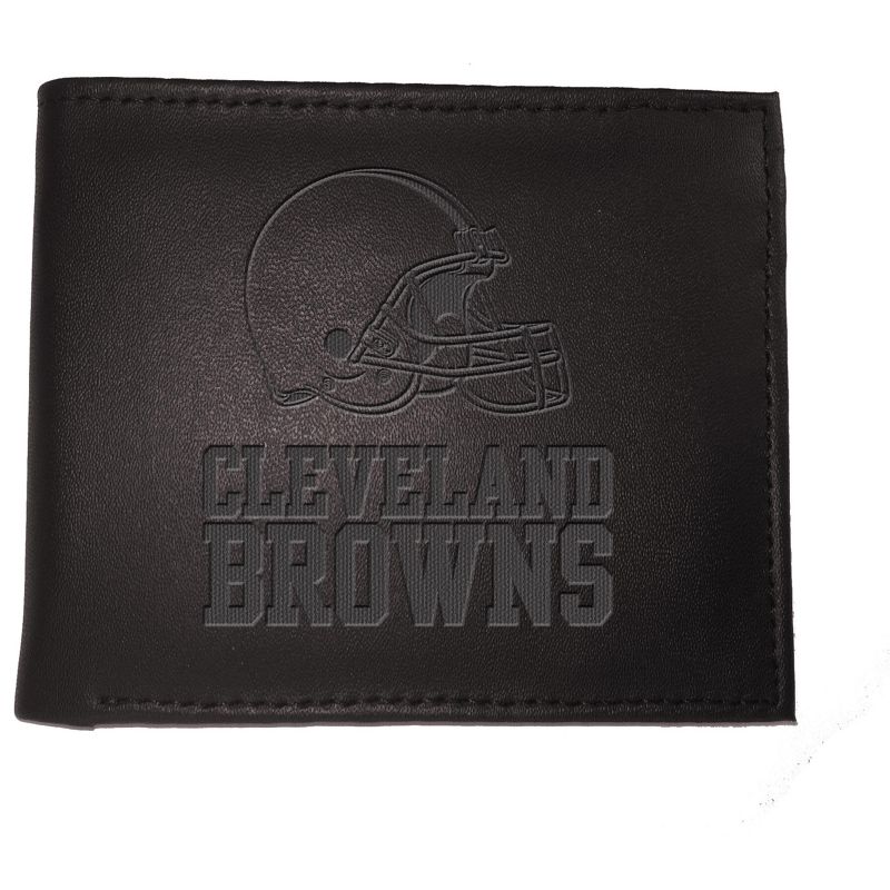 Evergreen Cleveland Browns Bi Fold Leather Wallet, 1 of 3