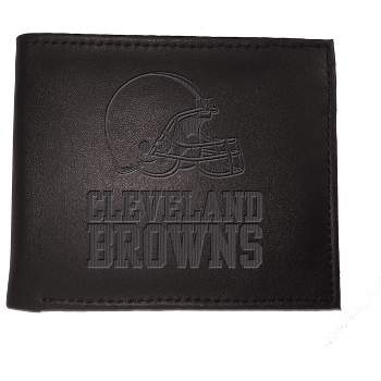Evergreen Cleveland Browns Bi Fold Leather Wallet