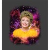 Golden Girls Blanche Galaxy Headshot Crew Neck Short Sleeve Men's T-shirt - image 2 of 2