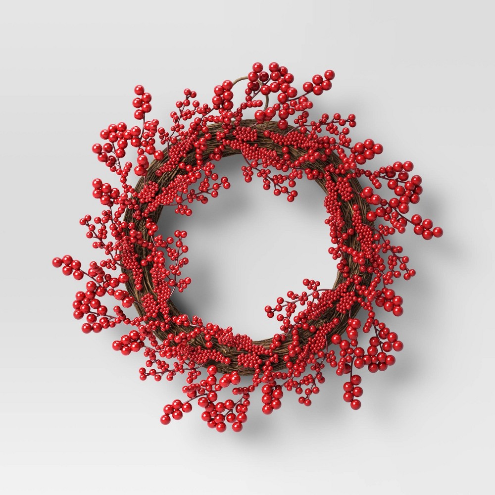 Red Berry Wreath - Threshold