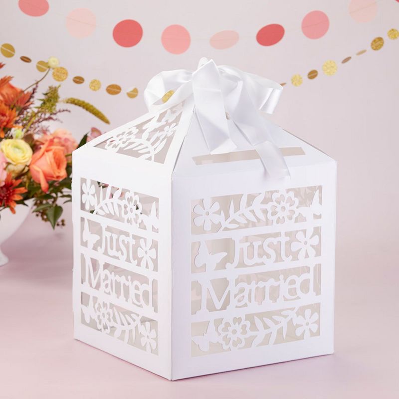Kate Aspen Just Married Birdcage Card Box | 28468NA, 2 of 9