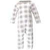 Touched by Nature Baby Organic Cotton Coveralls 3pk, Snowman - image 3 of 4