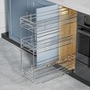 LOVMOR Pull Out Spice Rack for Narrow Cabinet (8?" W X 21" D),3 Tier Slide Out Cabinet Organizer and Pull Out Shelves - 4 of 4
