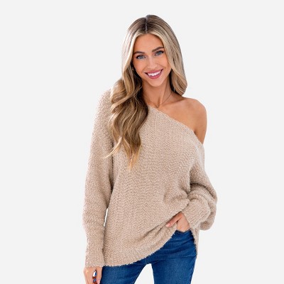 Womens off the hot sale shoulder sweater