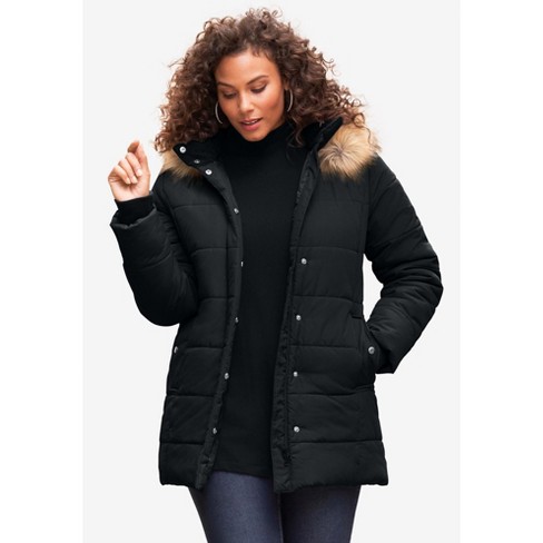 Add hooded down outlet coat