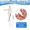 Unique Bargains Treble Hooks Metal Spinner Fishing Lures for Freshwater Saltwater Salmon 10 Pcs - 2 of 4