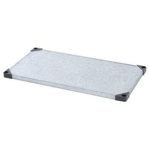 Quantum Storage Systems Shelf, Solid, 72"W X 18"D, 300 - 600 Lb. Capacity, Double Hemmed Perimeter With Marine Edge, 304 Stainless Steel, Nsf - image 1 of 1