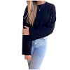 Women's Valentina Sweater Rhinestone Fringed Sleeves - VOCAL APPAREL - 3 of 3