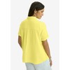 Jessica London Women's Plus Size Gauze Camp Shirt - 3 of 4