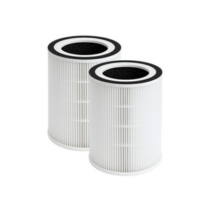 Nispira 3-in-1 True HEPA Activated Carbon Replacement Filter Compatible with Sensibo Pure Air Purifier, 2 Packs - 1 of 4