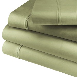 Cotton Blend 600 Thread Count Deep Pocket Sheet Set by Blue Nile Mills - 1 of 4