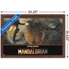 Trends International Star Wars: The Mandalorian Season 2 - Base Battle Framed Wall Poster Prints - 3 of 4