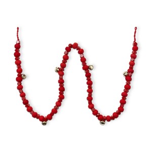 tag Wood Bead, Felt & Jingle Bell Garland - 1 of 2